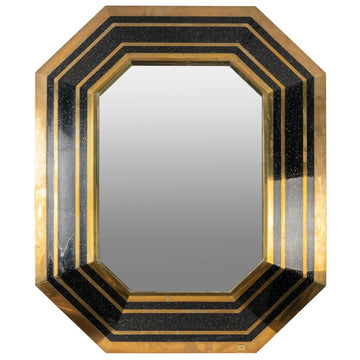 A FRENCH 20TH CENTURY MIRROR BY JEAN CLAUDE MAHEY.